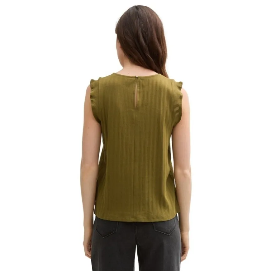 Camisetas manga corta Tom tailor Pointelle Top