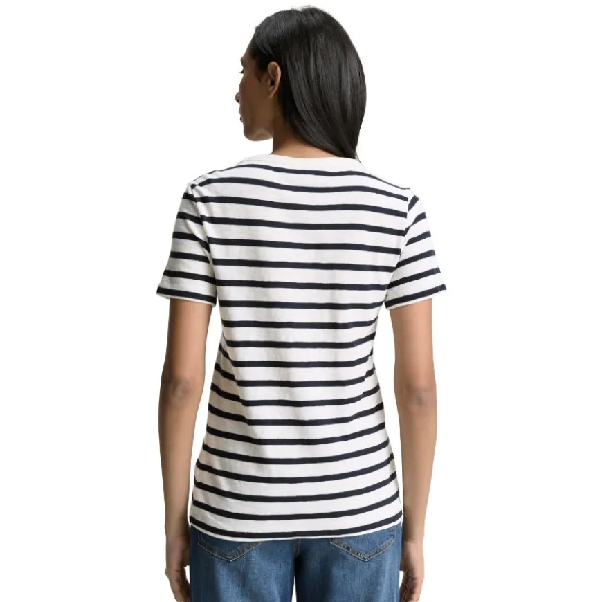 Camisetas manga corta Tom tailor T-Shirt V-Neck Slub