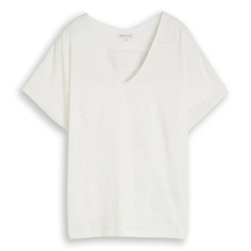 Camisetas manga corta Tom tailor T-Shirt V-Neck Ajour