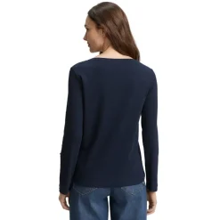 Camisetas manga corta Tom tailor T-Shirt Stripe Henley