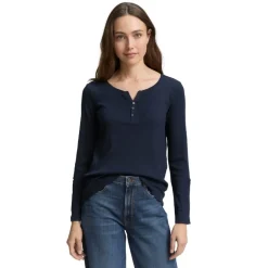 Camisetas manga corta Tom tailor T-Shirt Stripe Henley