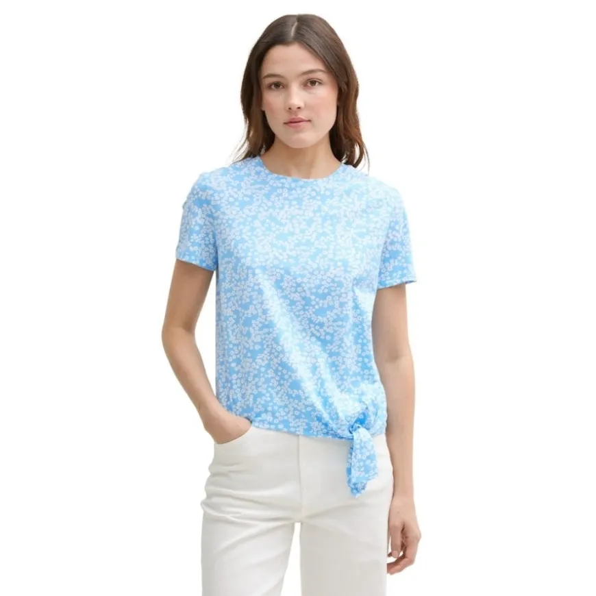 Camisetas manga corta Tom tailor Printed Knot T-Shirt