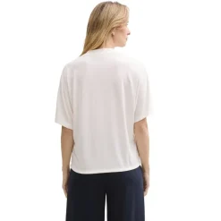Camisetas manga corta Tom tailor T-Shirt Cupro V-Neck