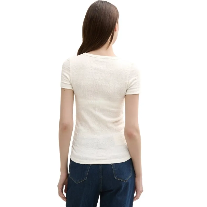 Camisetas manga corta Tom tailor Crinkle T-Shirt