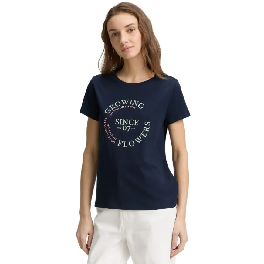 Camisetas manga corta Tom tailor Printed Basic T-Shirt