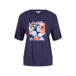Camisetas manga corta Tom tailor T-Shirt Fabric M, Atlantic Ocean Blue, L