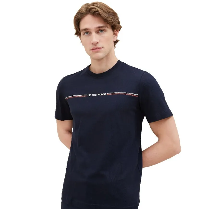 Camisetas manga corta Tom tailor Printed Crewneck T-Shirt