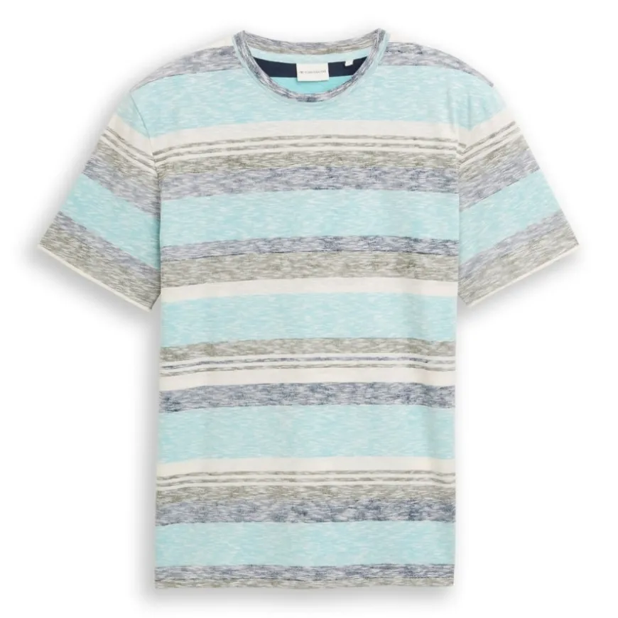 Camisetas manga corta Tom tailor Inside Printed Stripe T-Shirt