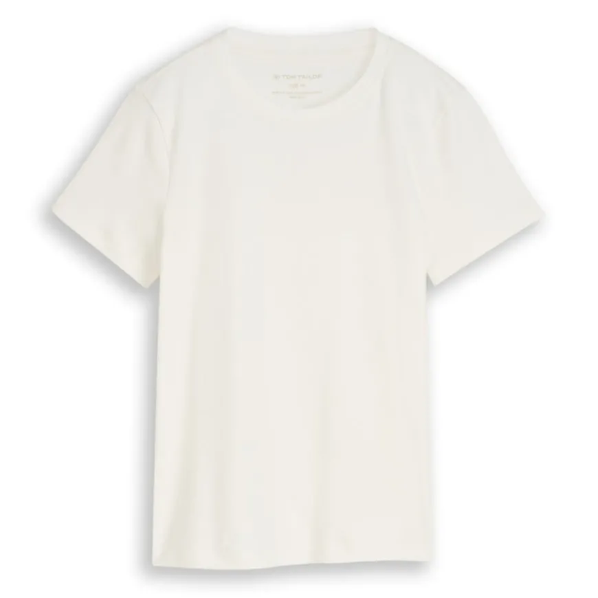 Camisetas manga corta Tom tailor T-Shirt Crew Neck Basic Interlock