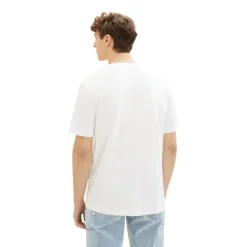 Camisetas manga corta Tom tailor PromoTees Rounded Hem T-Shirt