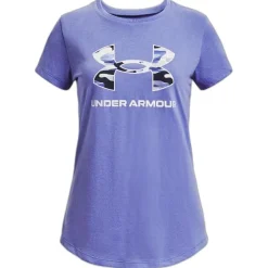Camisetas manga corta Under armour UA SPORTSTYLE LOGO SS-BLU