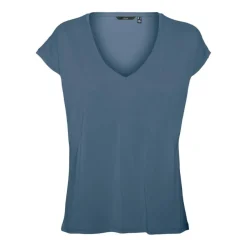 Camisetas manga corta Vero moda curve Vmfilli Ss V-Neck Tee Ga Curve