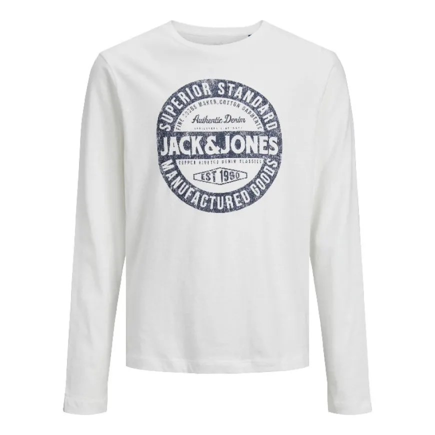 Camisetas manga larga Jack & jones N.U. Jjejeans Tee Ls O-Neck 23 24 Noos Jnr