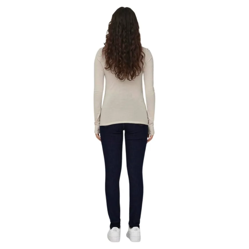 Camisetas manga larga Jdy Jdysuma Woolblend Ls O Neck Top Jrs Noos