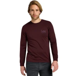 Camisetas manga larga Lee Ls Med Woblly Lee Velvet Beet
