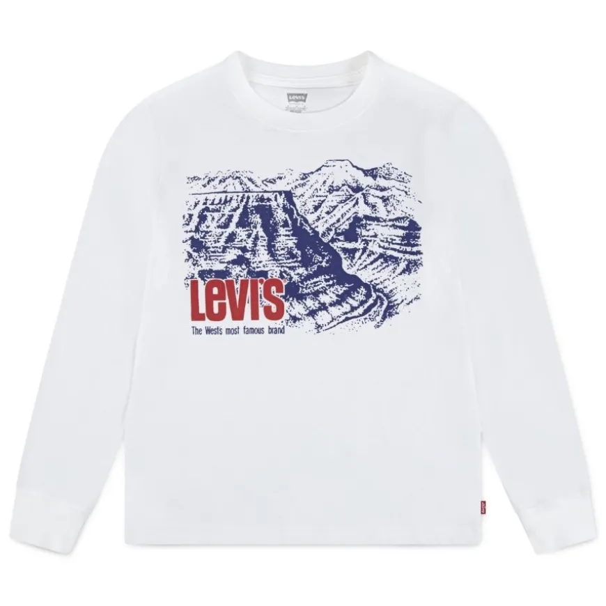 Camisetas manga larga Levis kids Lvb Canyon Ls Tee