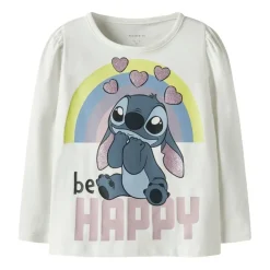 Camisetas manga larga Name-it Nmfdiana Stitch Ls Top Box Noos Wdi