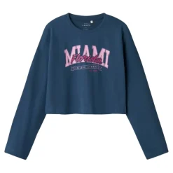 Camisetas manga larga Name-it Nkfvilma Ls Crop Top