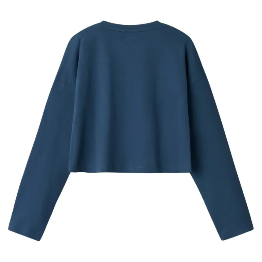 Camisetas manga larga Name-it Nkfvilma Ls Crop Top