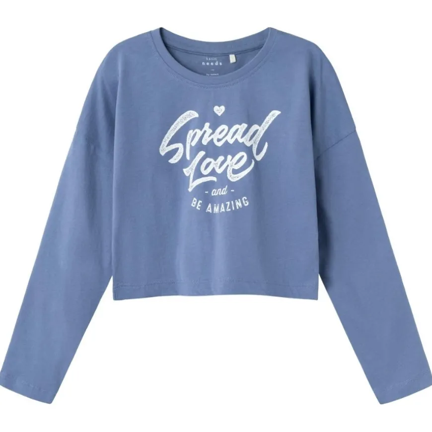 Camisetas manga larga Name-it Nkfvilma LS Crop Top