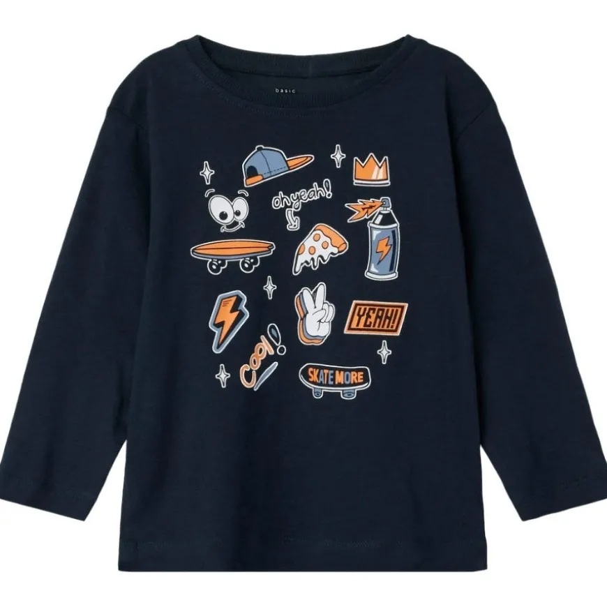 Camisetas manga larga Name-it Nmmvagno Ls Loose Top