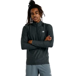 Camisetas manga larga New balance Space Dye 1 4 Zip