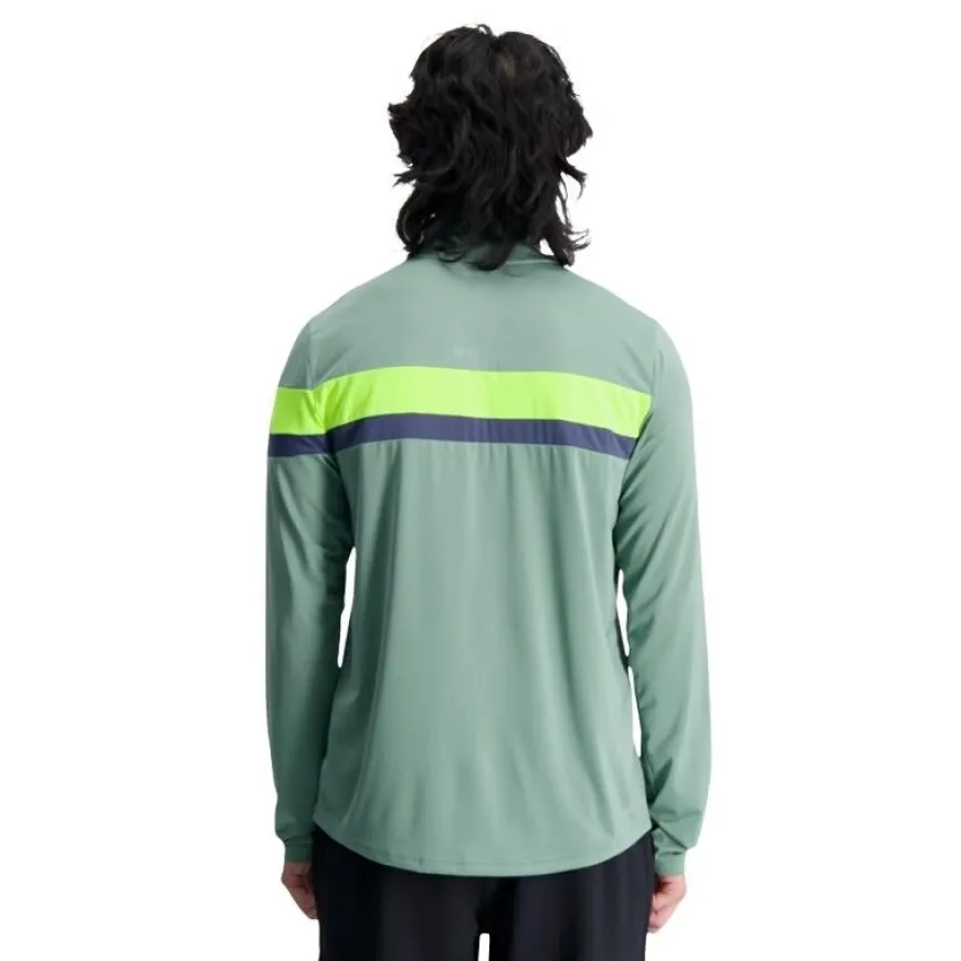 Camisetas manga larga New balance Accelerate Half Zip