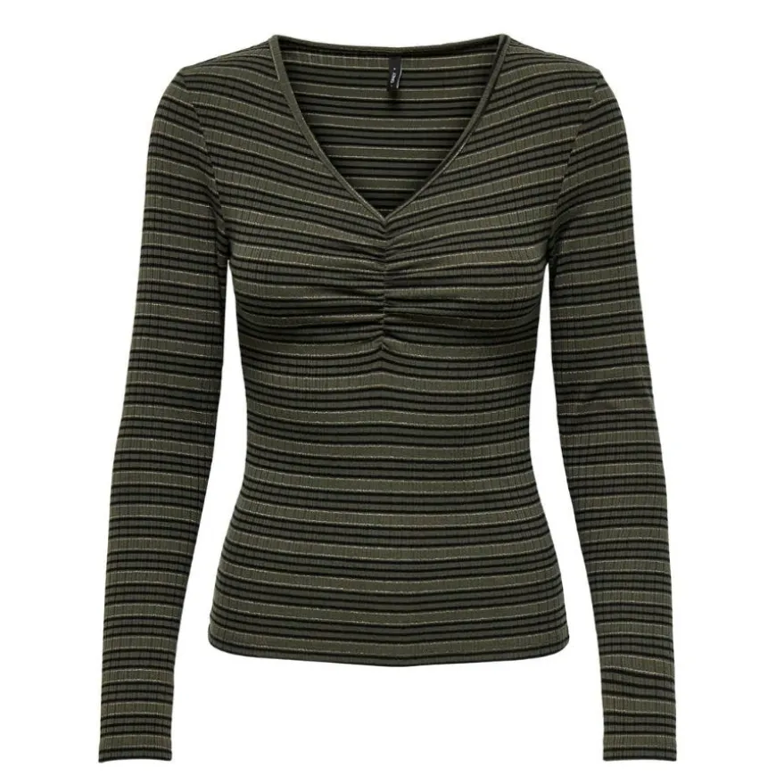 Camisetas manga larga Only Onlcecilia L S V-Neck Top Box Jrs