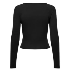 Camisetas manga larga Only Onlkaya L S V-Neck Short Top Jrs Noos