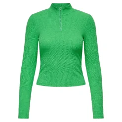 Camisetas manga larga Only Onlnella L S High Neck Zip Top Jrs Now