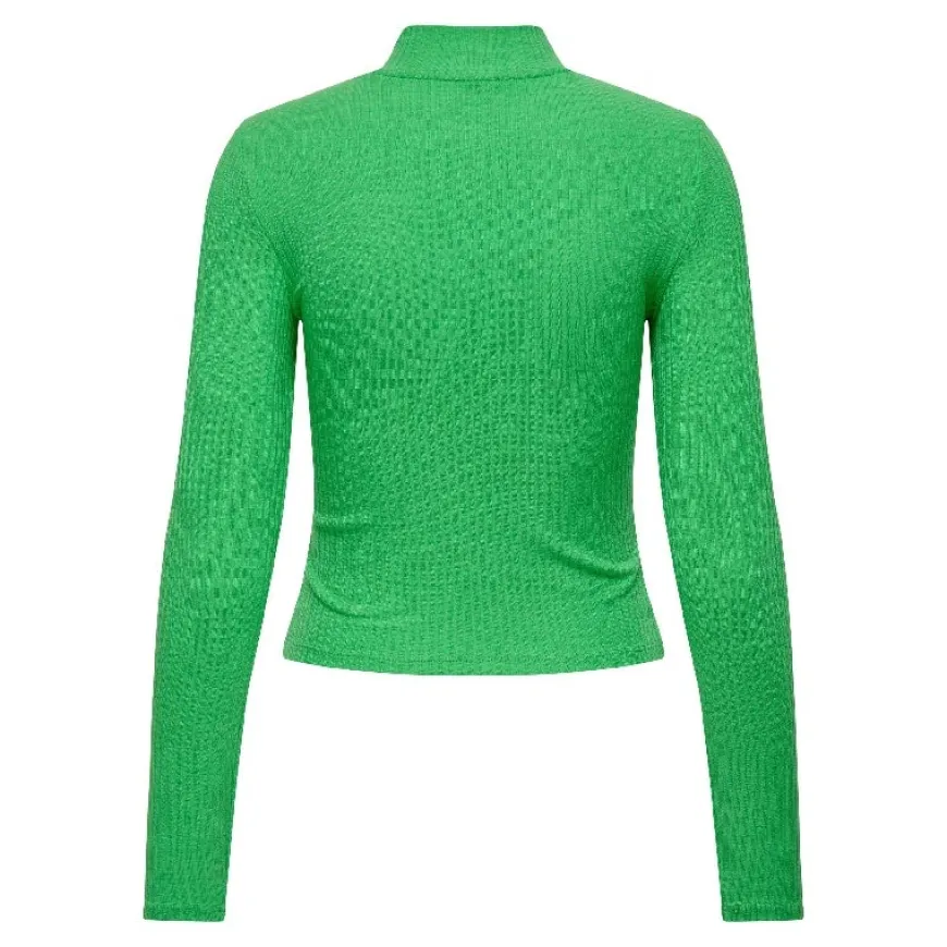 Camisetas manga larga Only Onlnella L S High Neck Zip Top Jrs Now