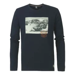 Camisetas manga larga Petrol Men T-Shirt LS Round Neck
