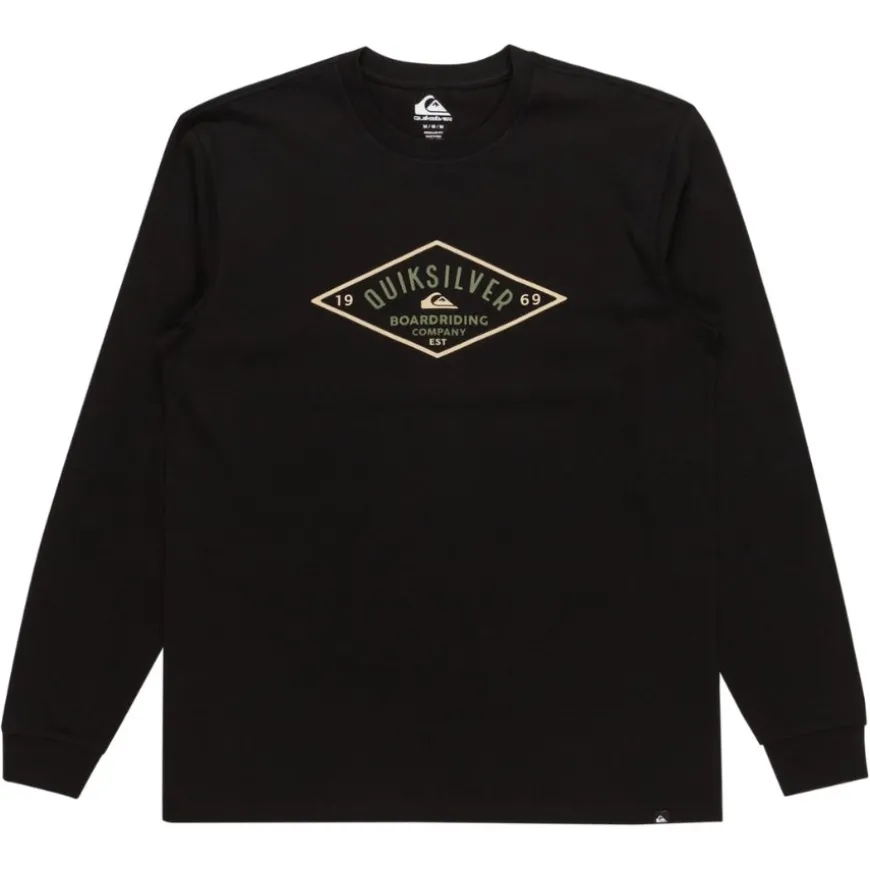 Camisetas manga larga Quiksilver SMU Qs Diamond Logo Ls