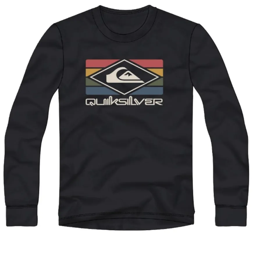Camisetas manga larga Quiksilver Qsrainbowlsyth Tees Kvj0