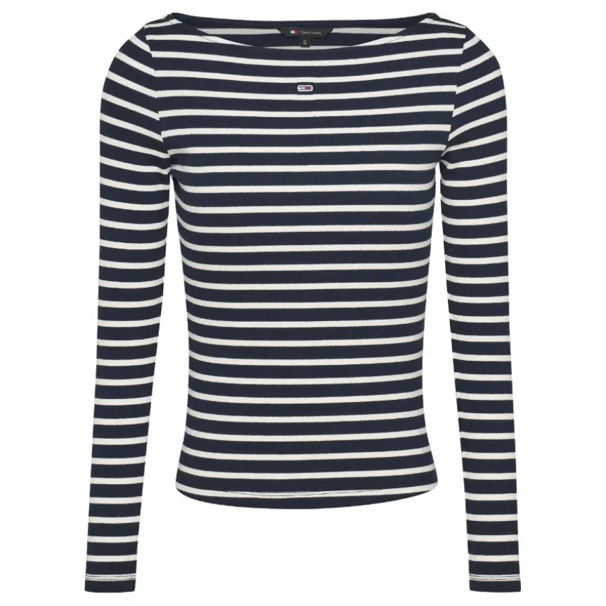 Camisetas manga larga Tommy jeans TJW Breton Stripe LS