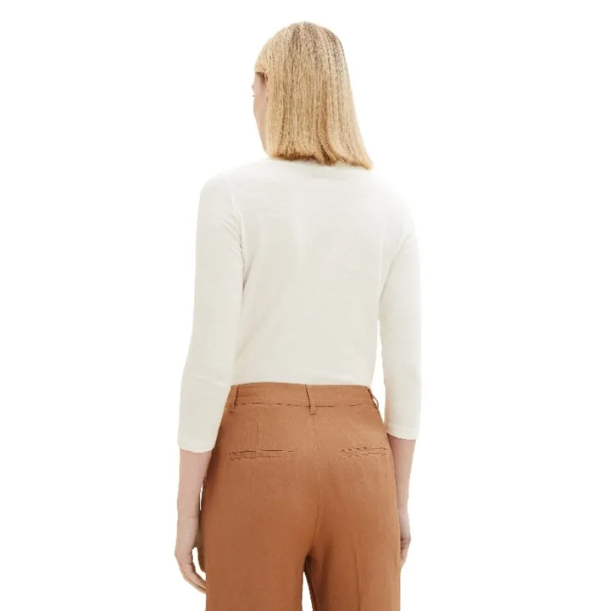 Camisetas manga larga Tom tailor Tshirt Basic Slub