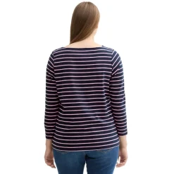 Camisetas manga larga Tom tailor T-Shirt Striped T-Shirts