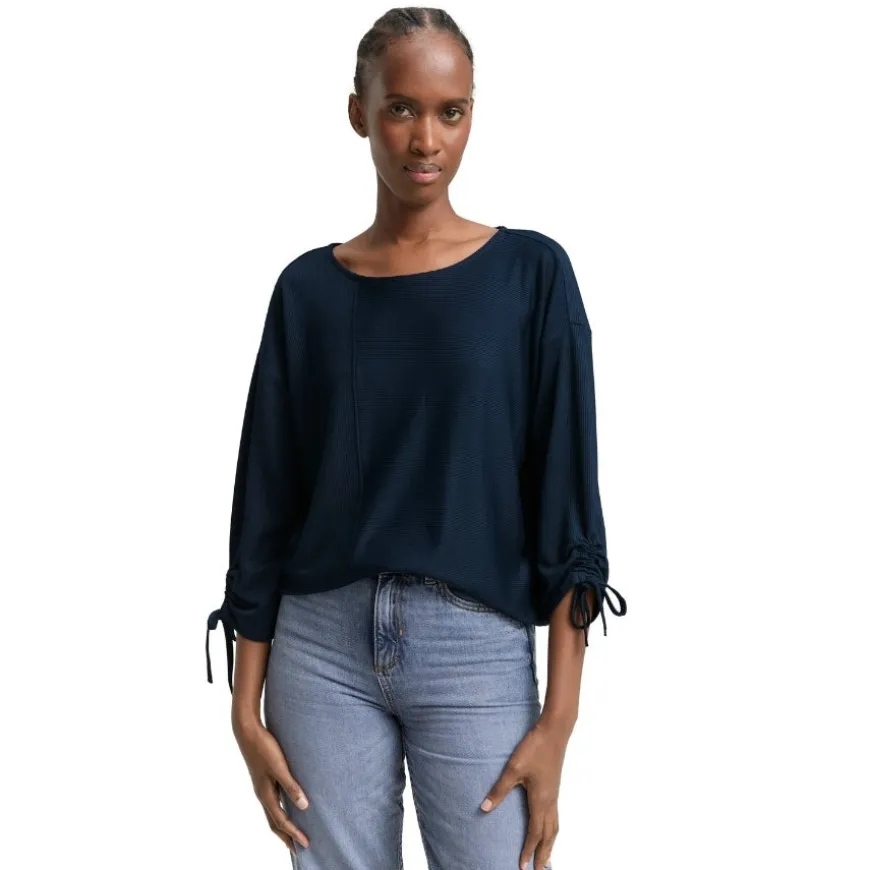 Camisetas manga larga Tom tailor Structured Stripe T-Shirt