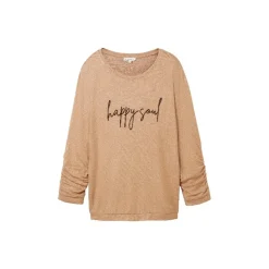 Camisetas manga larga Tom tailor T-Shirt Cosy Wording