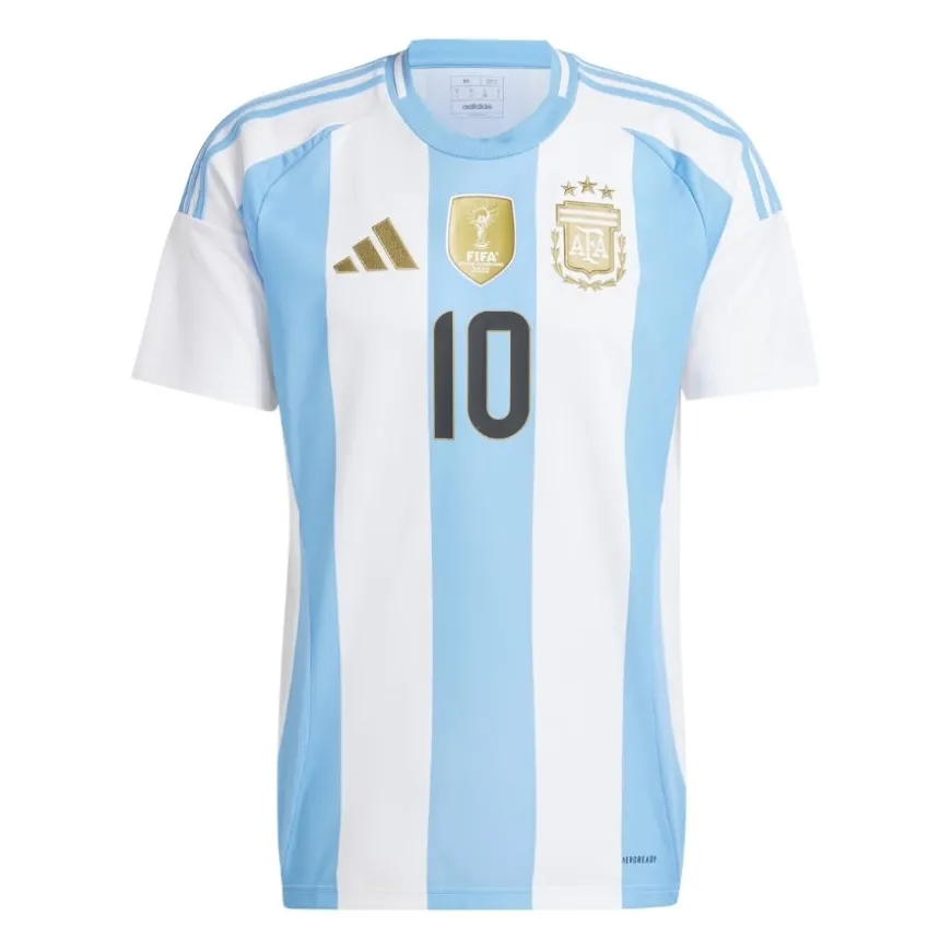 Camisetas oficiales fútbol Adidas AFA H MESSI D WHITE BLUBRS