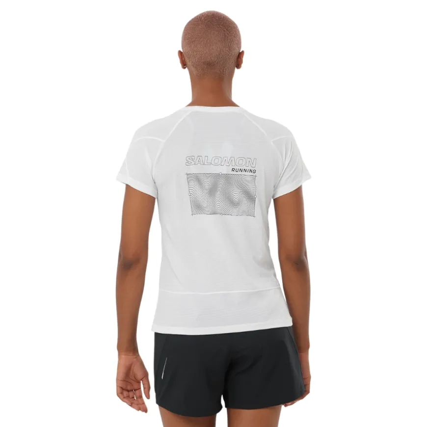 Camisetas Salomon Cross Run Tee Ss Gfx W