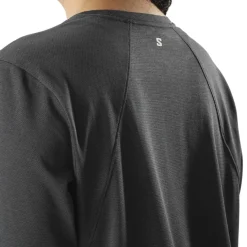 Camisetas Salomon Shkout Core Ls Tee W Deep Black