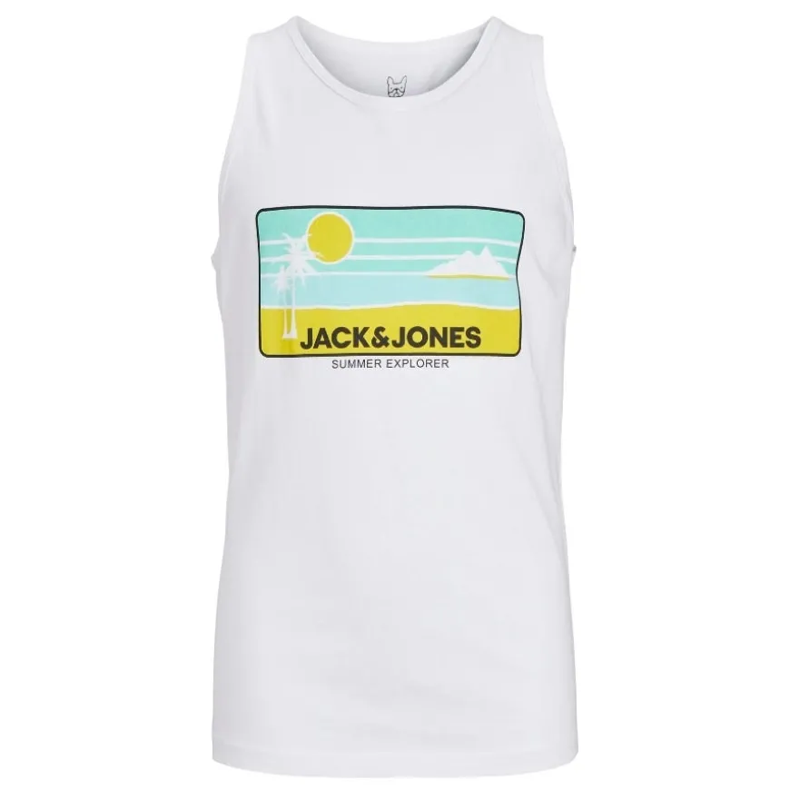 Camisetas sin mangas Jack & jones Jjpeak Summer Tank-Top Jnr