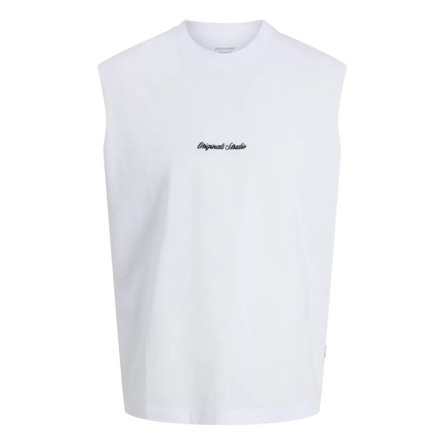 Camisetas sin mangas Jack & jones Jornorrebro Emb Tee Sl Crew Neck Ln