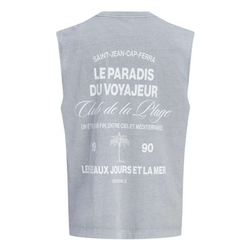 Camisetas sin mangas Jack & jones Jorcassis Washed Back Sl Tee Cn