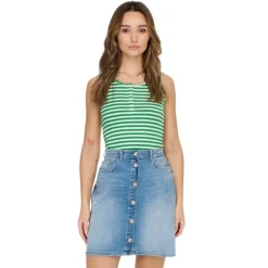 Camisetas sin mangas Jdy Jdyfransiska Life S L Button Top Jrs