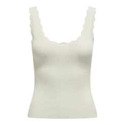 Camisetas sin mangas Jdy Jdynanna S L Scallop Edge Top Knt Noos