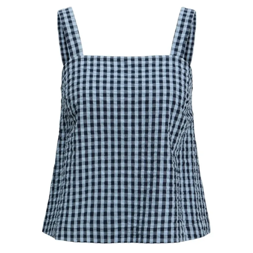 Camisetas sin mangas Jjxx Jxpetra Seersucker Sl Top Wvn