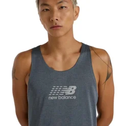 Camisetas sin mangas New balance Athletics Reflective Graphic Singlet
