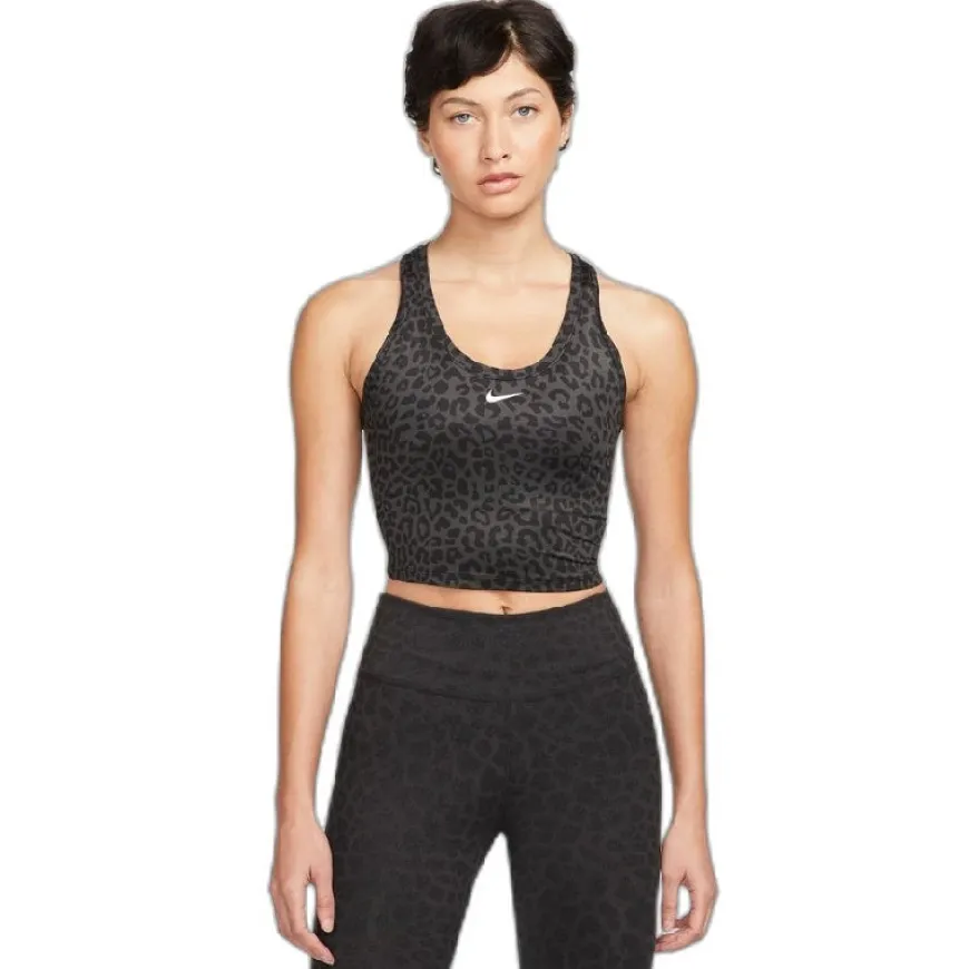 Camisetas sin mangas Nike W Nk One Df Slim Tnk Leopard